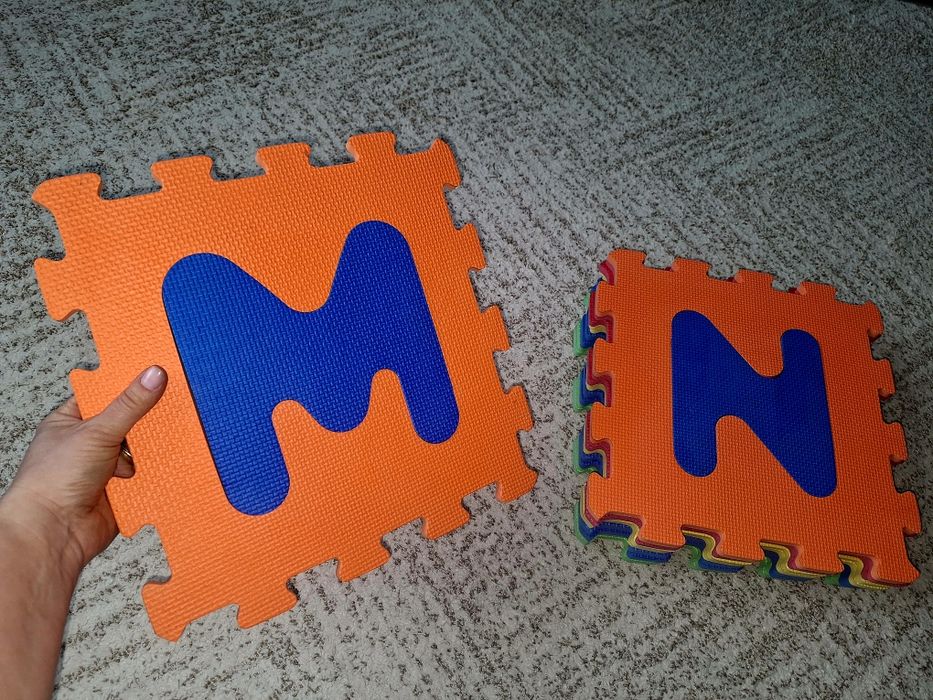Covor puzzle din spumă 10 buc.