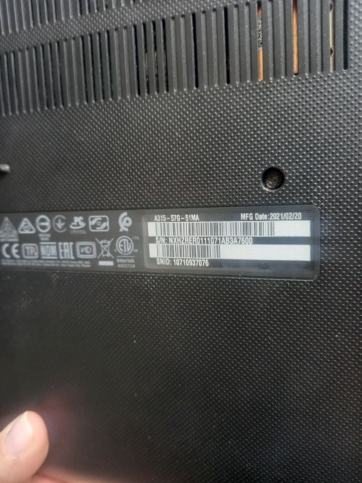 Ноутбук acer без сарапина новый