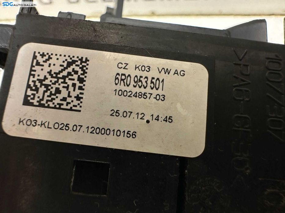 Ansamblu Maneta Manete Semnalizare Faza Lunga Scurta Stergatoare Seat Ibiza 2008 - 2012 Cod 6R0953501 [X3142]