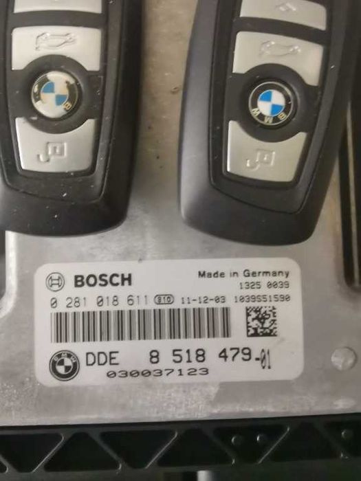 Kit pornire Bmw motor N57 F01, F06, F07, F10 F11 Ecu , cas4 ,  chei