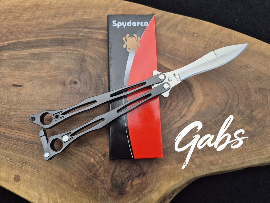 Сгъваем нож пеперуда Spyderco SpyderFly Butterfly B01P