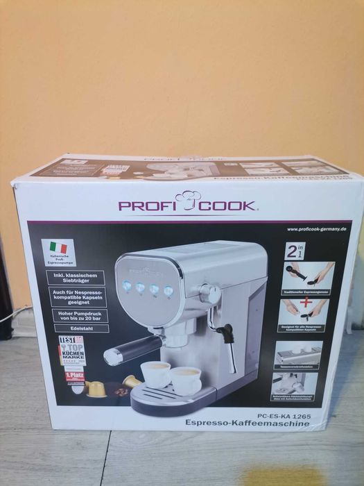 ProfiCook 2в1 машина за еспресо