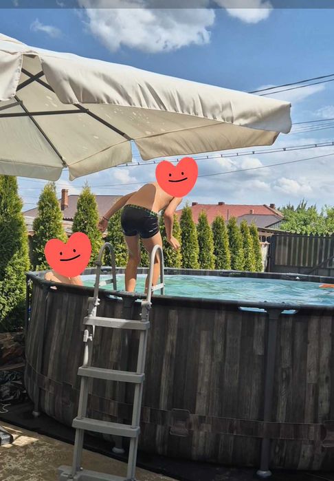 Piscina rotunda cu cadru metalic si pompa inclusa, Bestway, 427 x 122 cm