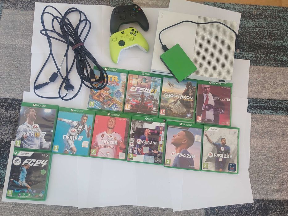 Xbox One s 1TB + 11 jocuri