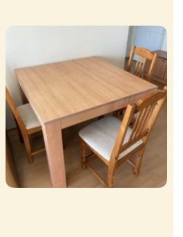 кресло, холна маса, кухненска маса