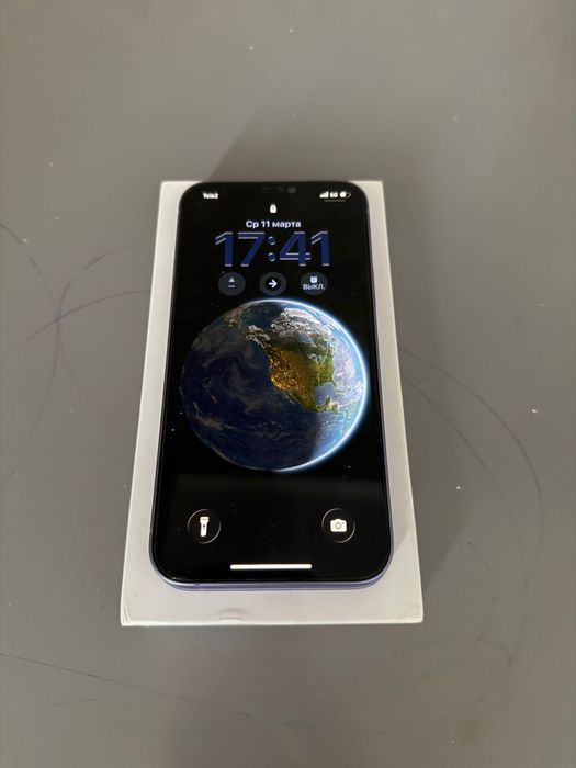 Айфон 12 фиолетывый 87%