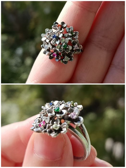 Кольцо серебряное