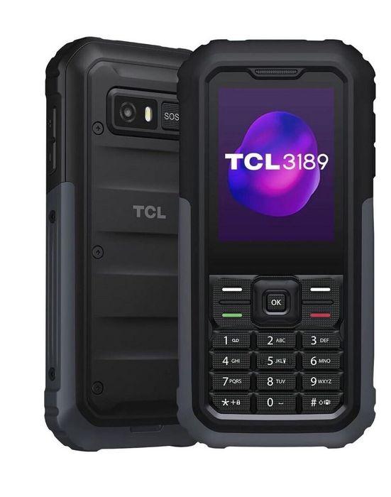Telefon mobil, TCL 3189D 4G dual SIM, gri închis (Himalaya Gray)
