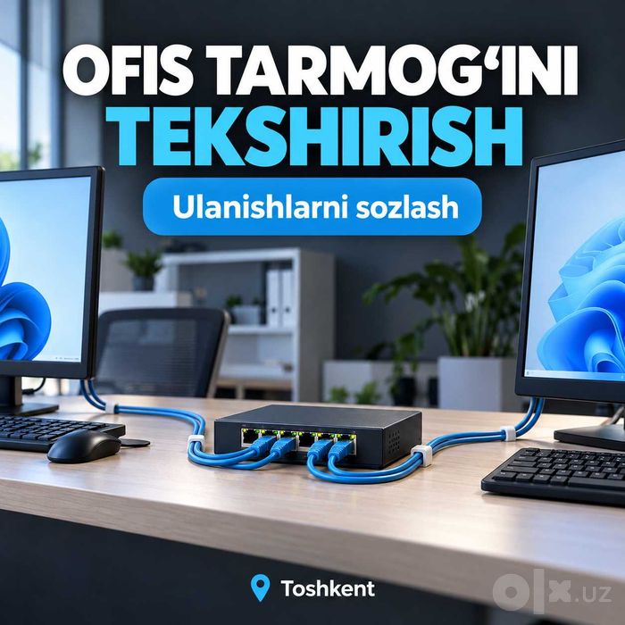 Ofis internetidagi muammolarni tekshirish — Toshkent