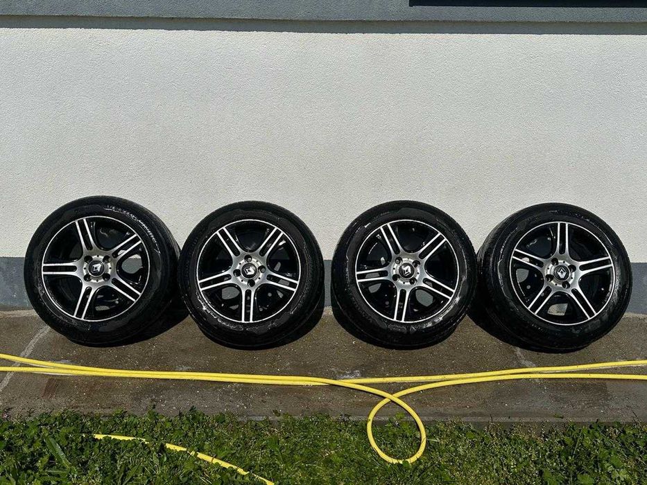 Set Jante MSW 11 15" 4x100 cu Anvelope Vară Hankook 185/60 R15