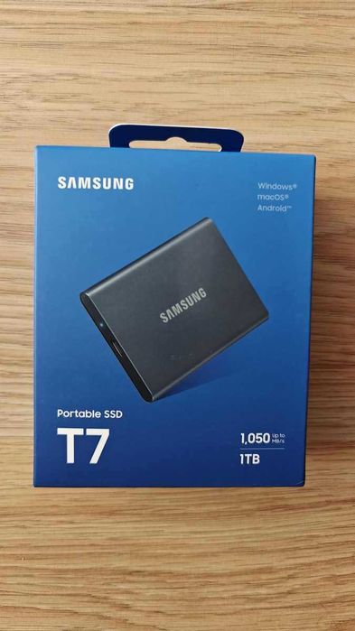 SSD extern 1TB SAMSUNG T7 MU-PC1T0T/WW USB 3.2 Gen 2, gri Nou Sigilat