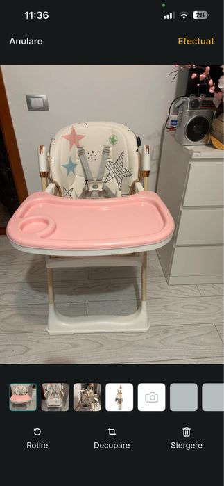 Scaun de masa pentru fete
