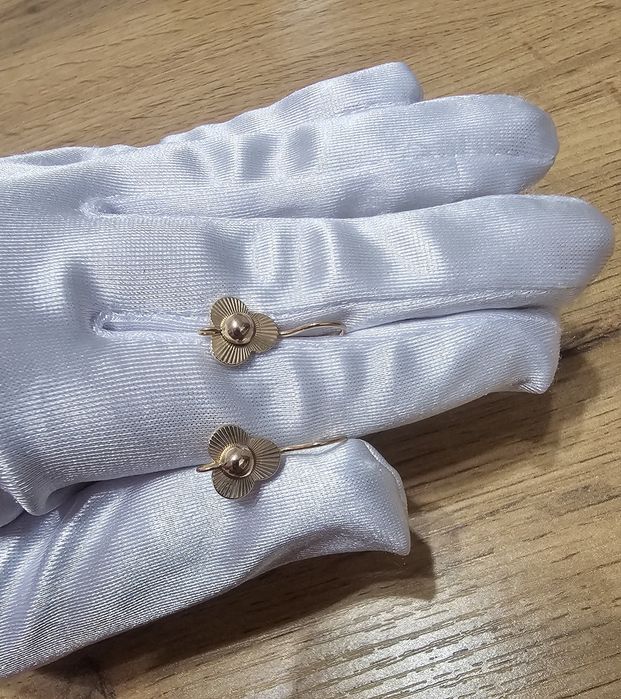 Золотые серьги СССР, 583 проба