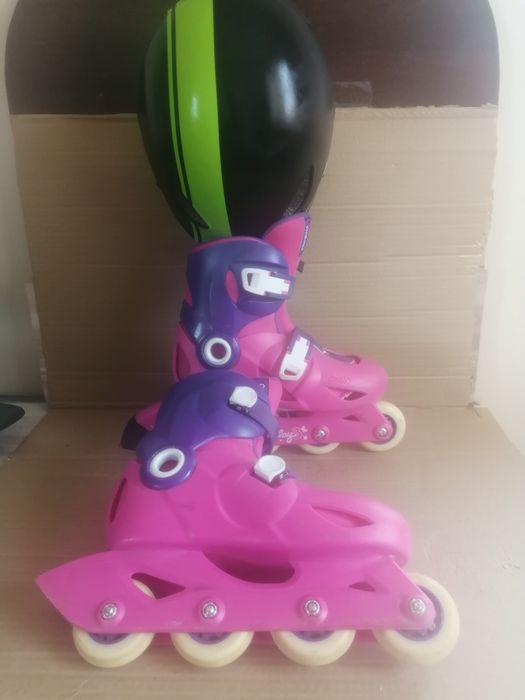 Ролкови ролери +предпазна каска