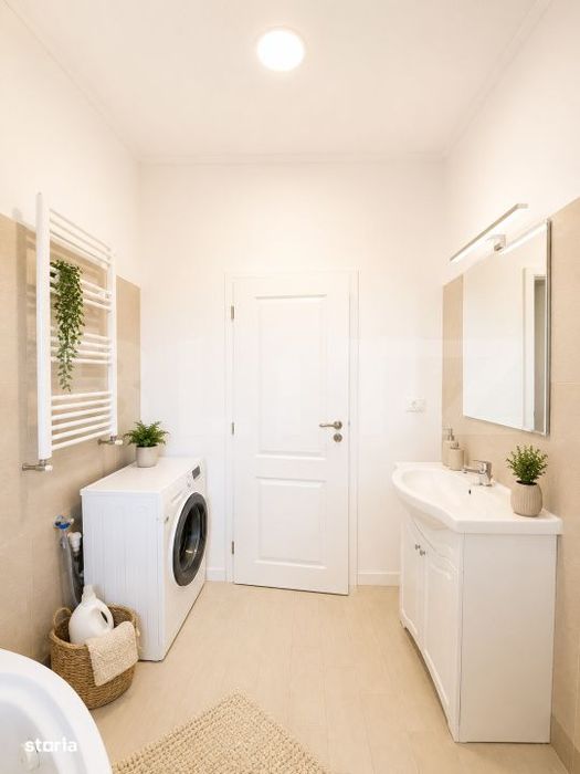 Apartament 2 camere, 46.90 mp, complet utilat si mobilat, zona Braytim