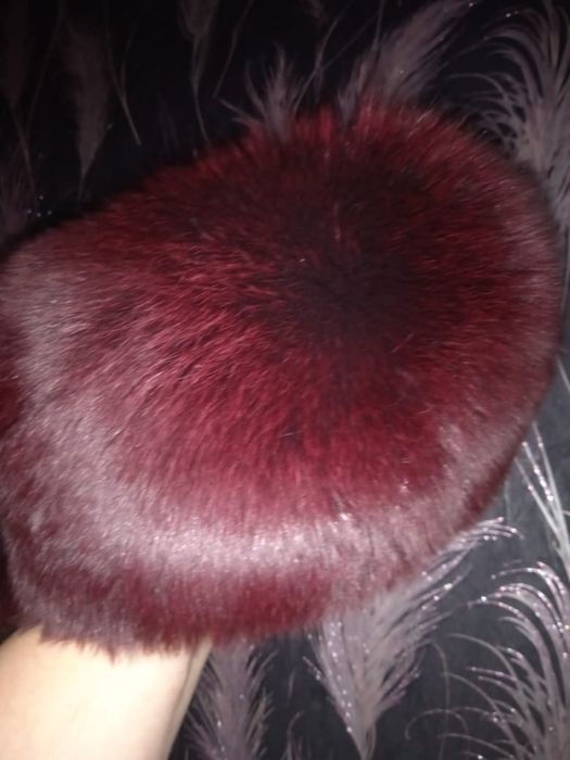 Шапка чернобурка