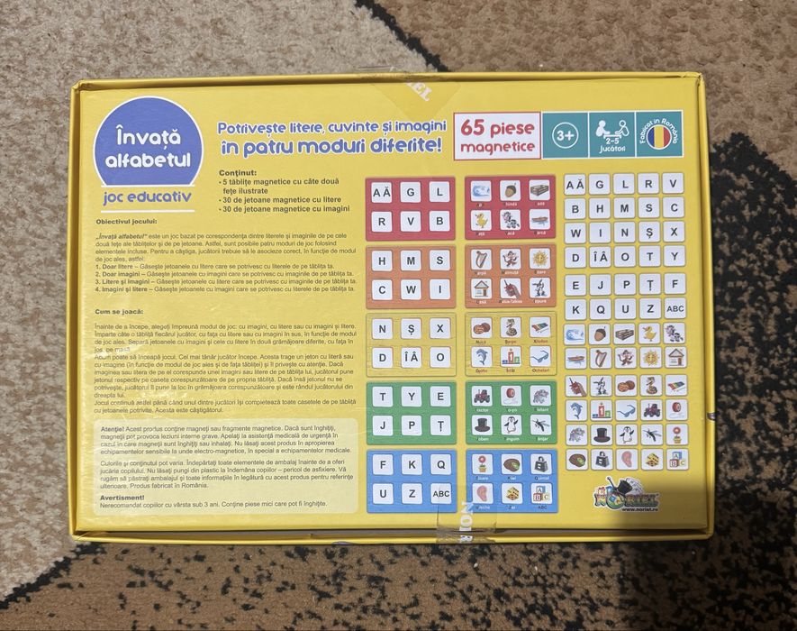 Joc educativ învață alfabetul Noriel