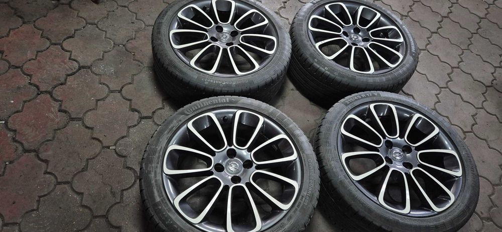 Jante r17 Opel 3154 cu anvelope  215/45/17 Continental