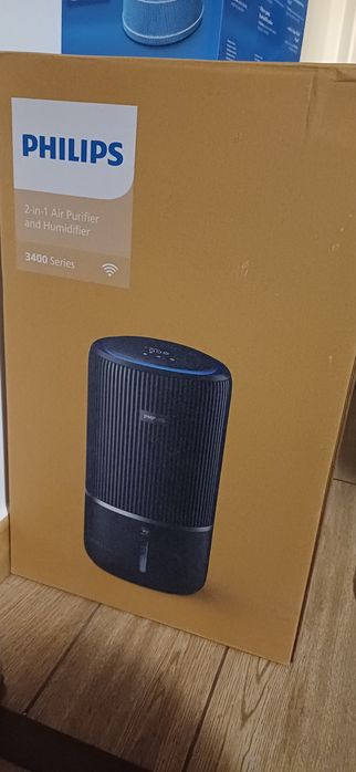 Seria PureProtect Water 3400 Purificator şi umidificator de aer 2 în 1 inteligent