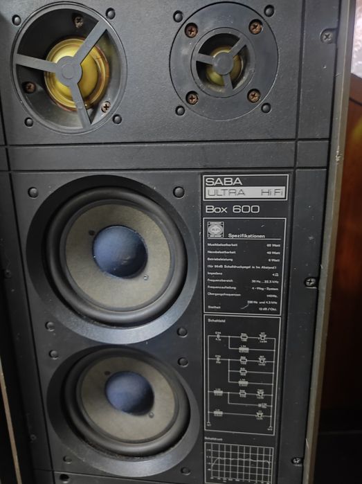 Vintage Saba MI 215 și Boxe in condiții excelente