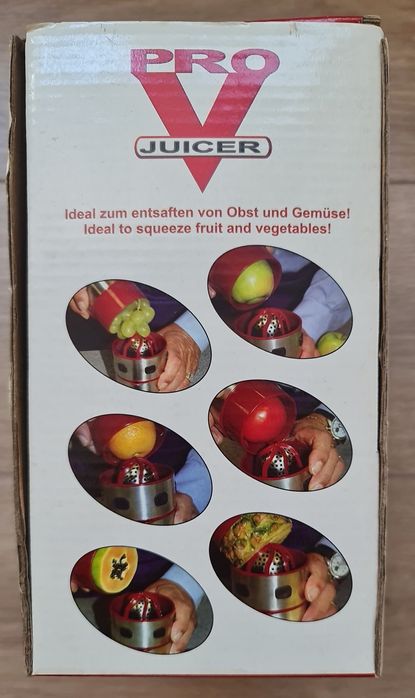 Pro V Juicer-storcator de fructe+cadou Pro V Decoset