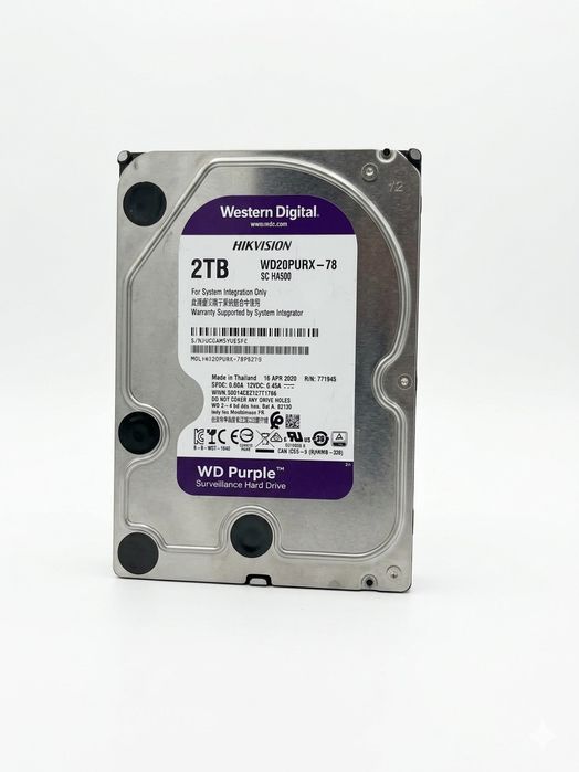 HDD Seagate SkyHawk  2Tb и HDD Western Digital Purple 2Tb