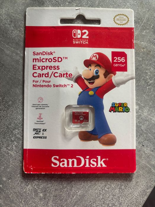 Карта памет SanDisk - Super Mario, 256GB