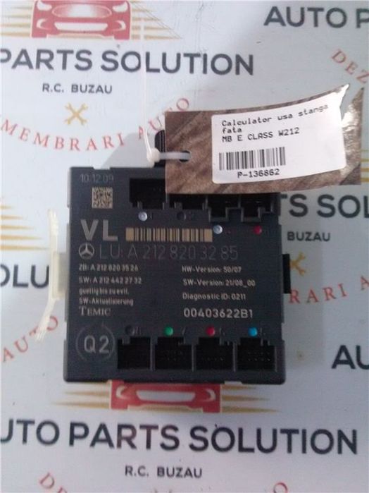 calculator usa stanga fata mb e class w212