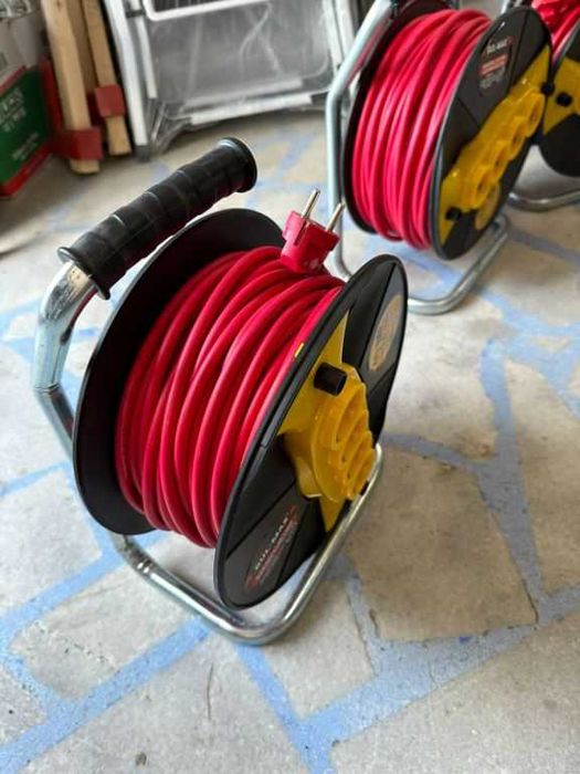 Макара за ток на 220v супер качество 20м/30м/40м/50м 3х2.5мм