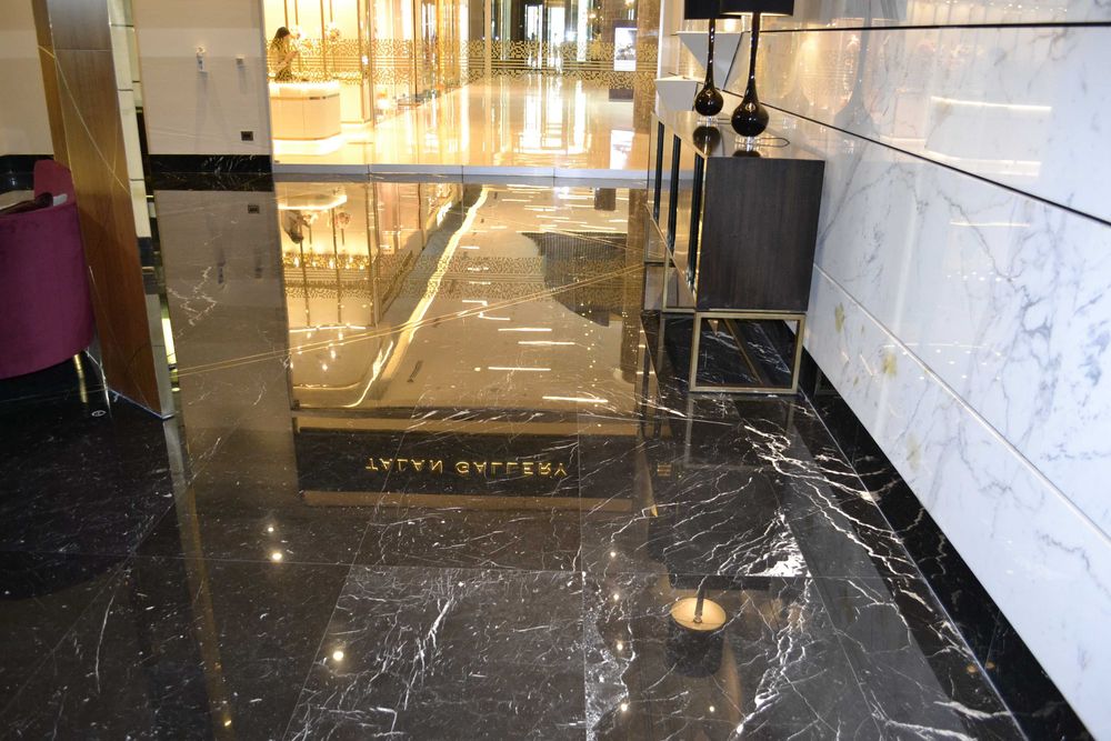 Полировка и кристаллизация мрамора. Реставрация сколов и трещин.