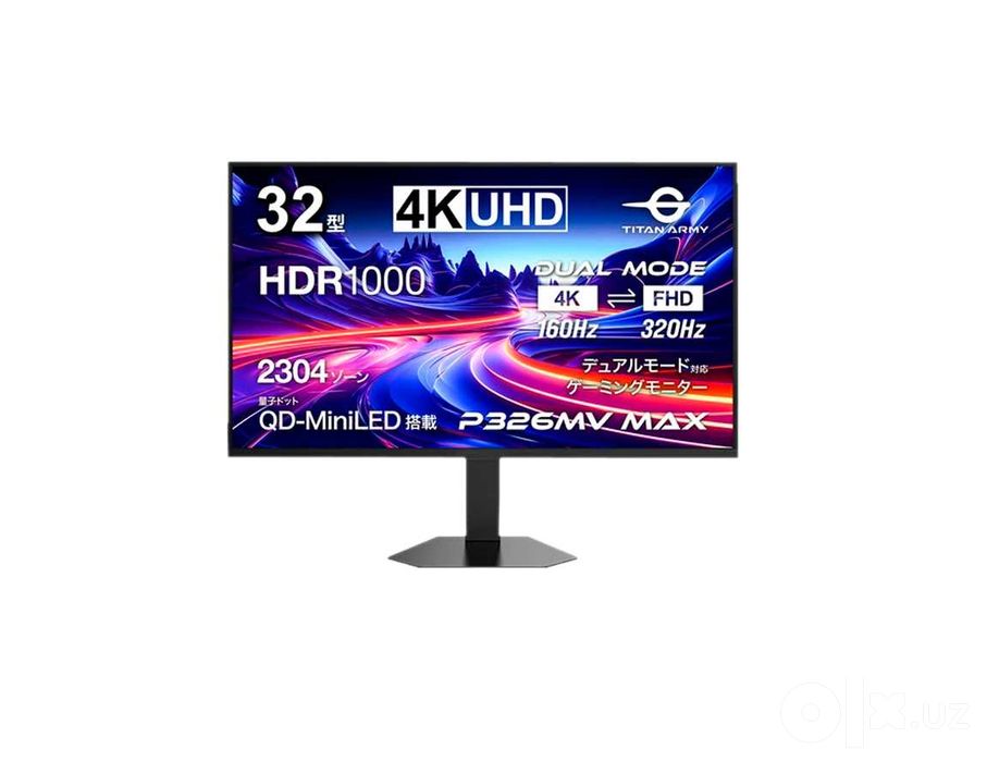 - Монитор Titan Army P326MV MAX 32" Fast IPS 4K 160Hz Black