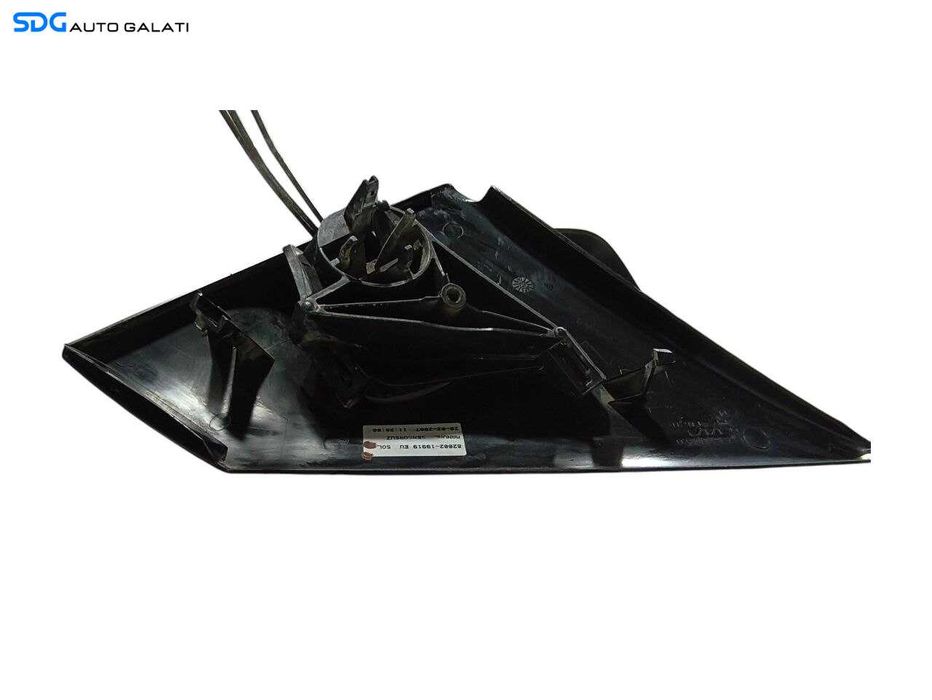 Oglinda Stanga Reglaj Manual Manuala Renault Megane 2 2002 - 2008 Culoare Neagra Cod 12353060 82002-19919 [LR1380]