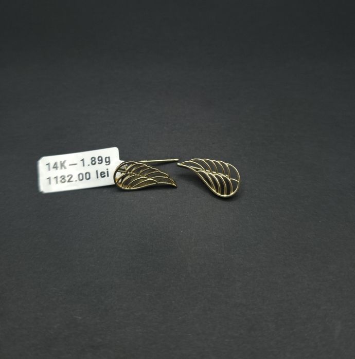 Bijuteria Royal cercei aur 14k 1.89 gr