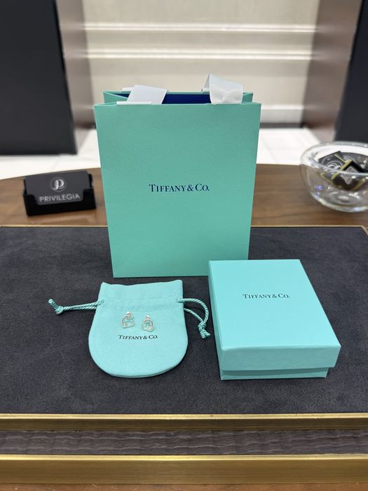 NEW Серьги Tiffany & Co Elsa Peretti Open Heart 600201