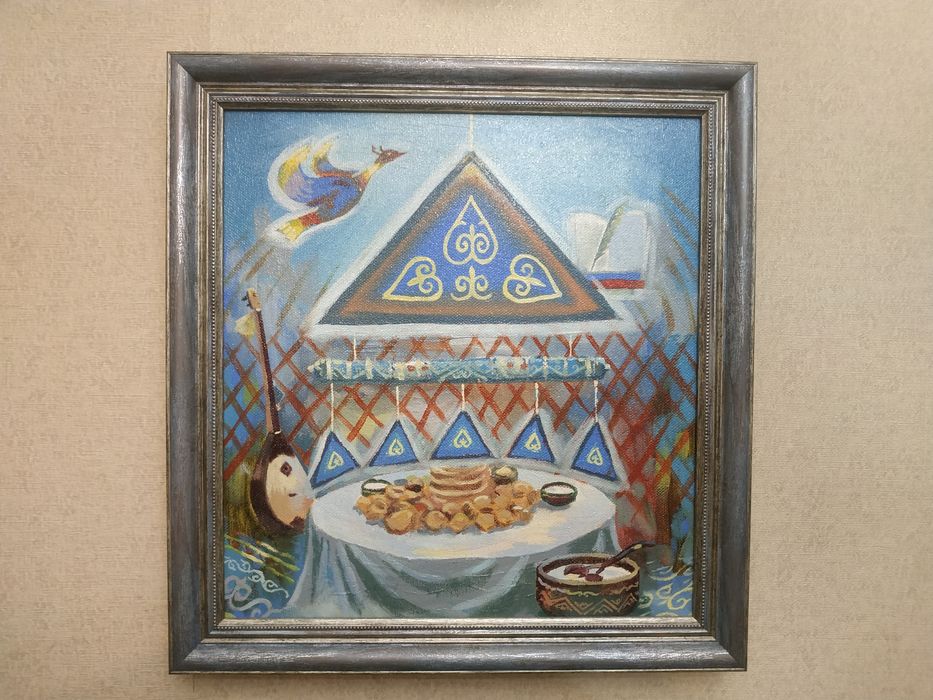 Картина "Тумар" 35х35