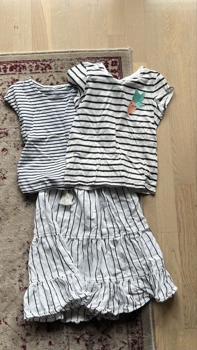 Set fusta si tricouri 122/128cm