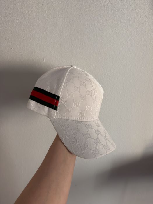Sapca gucci alba simpla