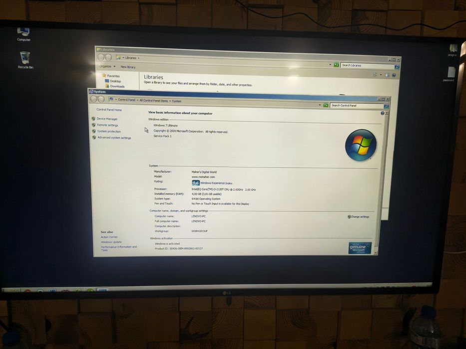 Lenovo ThinkCentre M92p Tiny + подаръци