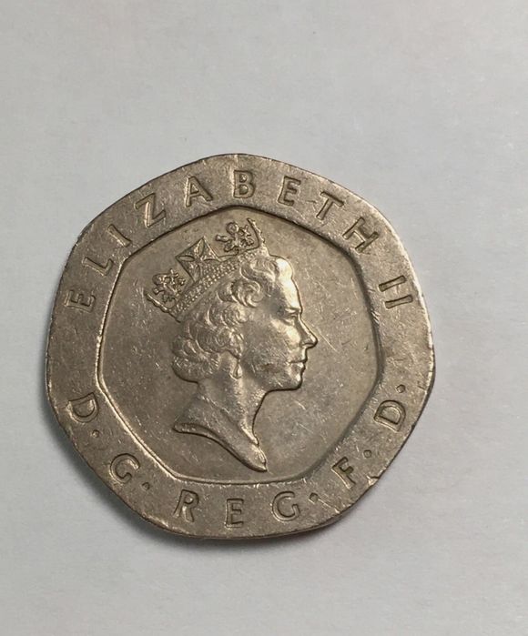 Монета-Twenty pence 1982