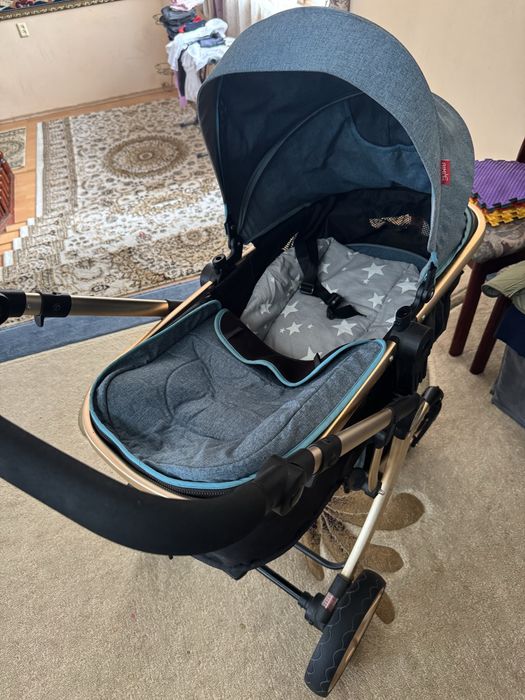 Коляска 2в1, люлька и прогулочная