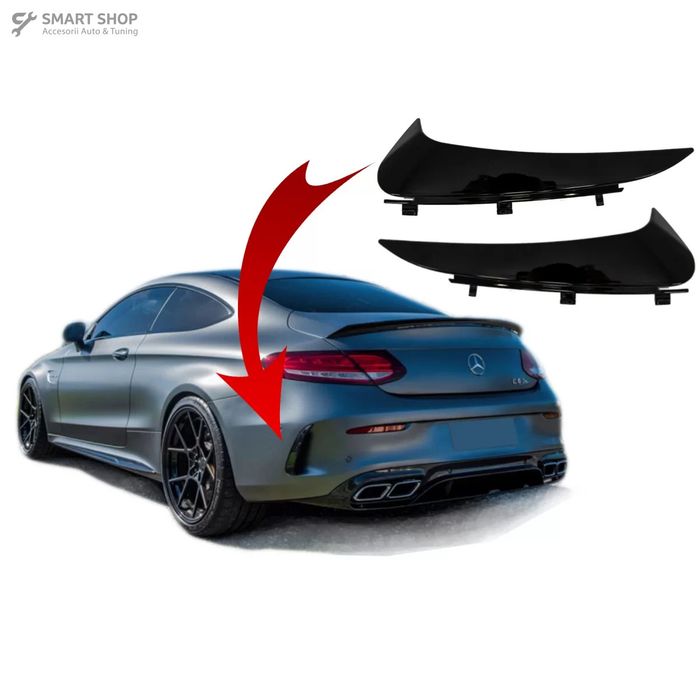 Ornamente bara Spate flapsuri Mercedes C Class C205 A205 (2014-2018) C