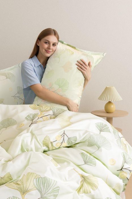 Постельное белье наносатин. Семейное