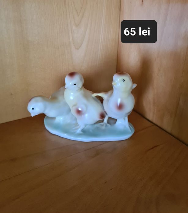 Bibelou/bibelouri porțelan - puișori și rațe