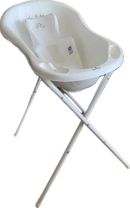 Вана с оттичане за къпане със стойка и поставка Lorelli