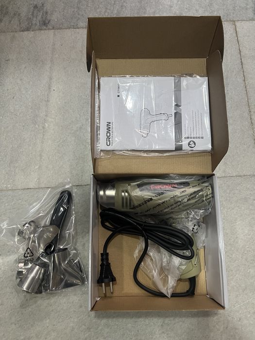 Фен строительный “CROWN”технический фен