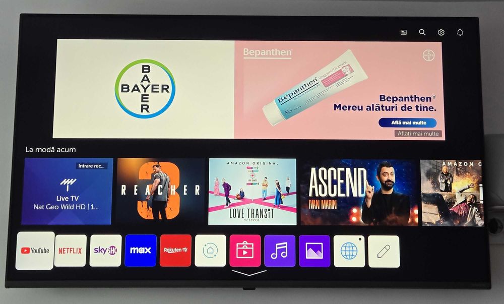 Vând Televizor NanoCell Smart LG 43NANO80A3B Ultra HD 4K