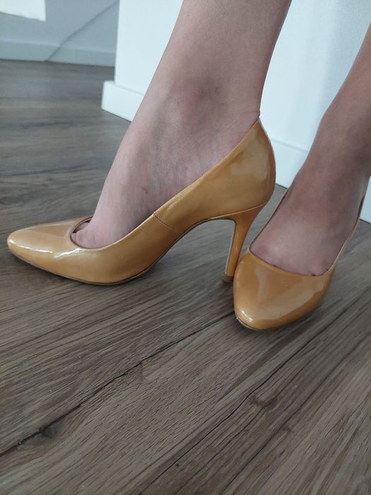 Pantofi piele naturala lacuita mar 36