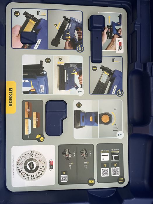 Pistol cuie si capse capsator electric Rapid BTX606 si NEU MASTER