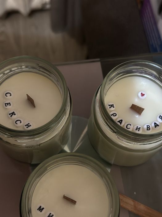 Уютные свечи ручной работы с эффектом камина