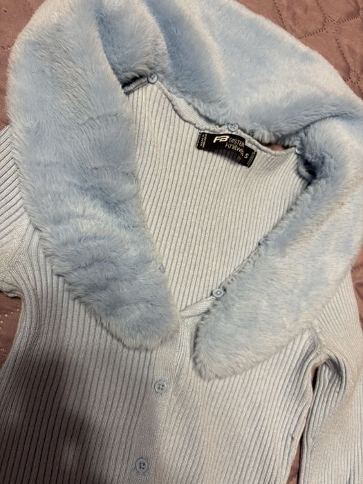 Блуза с оухена яка